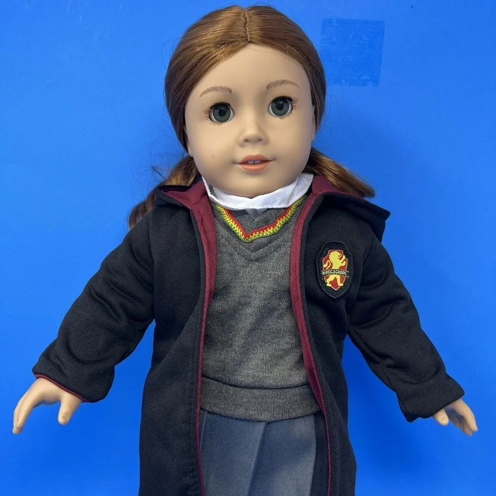American Girl Doll Hogwarts Uniform Inspired Outfit w Koala Bear Harry Potter